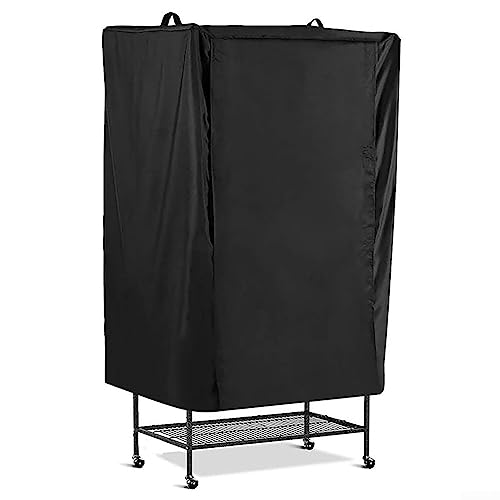 Vogelkäfig-Verdunkelungsabdeckung, 210D Oxford-Gewebe, atmungsaktiv, waschbar, Gegenlichtblende, geeignet für Vogelkäfigfänger, Schutzhülle, 80 x 54 x 120 cm von ZYWUOY