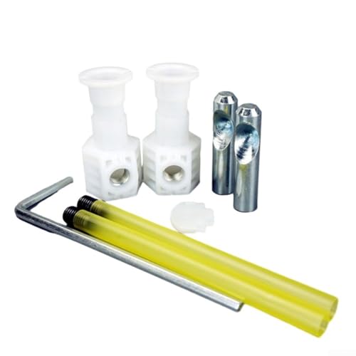 WC-Anschluss-Set mit wandmontierten WC-Tankschrauben für Ersatzzubehör, kompatibel mit verschiedenen Standard-WC-Modellen von ZYWUOY