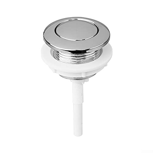 WC-Spülkasten-Druckknopf, 38 mm, Einzeltasten, universelle runde Toiletten-Tankteile für WC-Sitz zu Hause, Badezimmer, Hotels von ZYWUOY