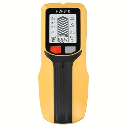 Wandkabellokator, Multi-Modus-Scannen mit Metallerkennung, Live-AC-Draht-Sicherheitserkennung, erkennt Holz, Metall, Wechselstromdrähte sicher (gelb) von ZYWUOY