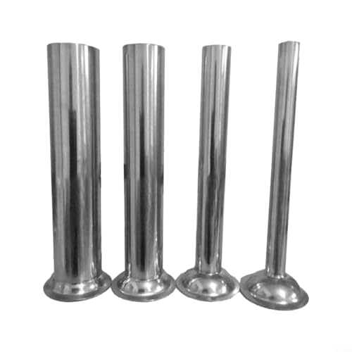 ZYWUOY Wurstfüller, 4 Stück Wursttrichter Drücker Tubes Fleischwolf Edelstahl Wurst Einlauf Werkzeug ZYWUOY Wurstfüller, 4 Stück Wursttrichter Drücker Tubes Fleischwolf Edelstahl Wurst Einlauf Werkzeug von ZYWUOY