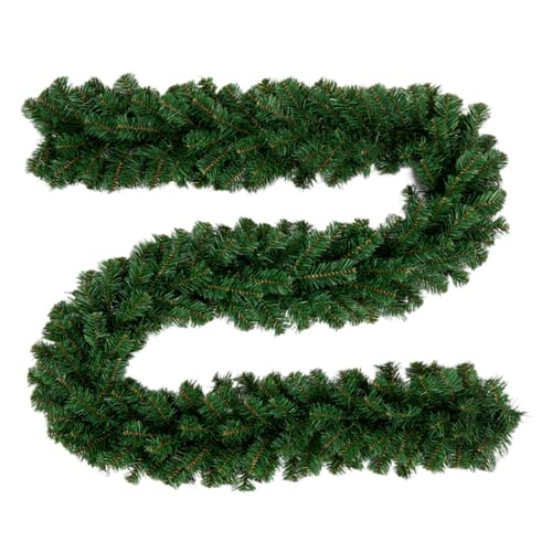 ZYWUOY 2,7 m Weihnachts-Rattan, künstlicher grüner Weihnachtsgirlande, Kranz, Weihnachtsbaum, Kiefernbaum, Rattan, Dekoration für Zuhause, Partydekoration ZYWUOY 2,7 m Weihnachts-Rattan, künstlicher grüner Weihnachtsgirlande, Kranz, Weihnachtsbaum, Kiefernbaum, Rattan, Dekoration für Zuhause, Partydekoration von ZYWUOY