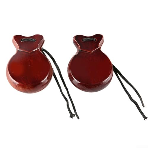 ZYWUOY Flamenco-Kastagnetten ideal für Bühnenauftritte glatte Oberfläche 2 Stück (braun), M3G10VGZ0G11P8QR3GQLEB320 von ZYWUOY