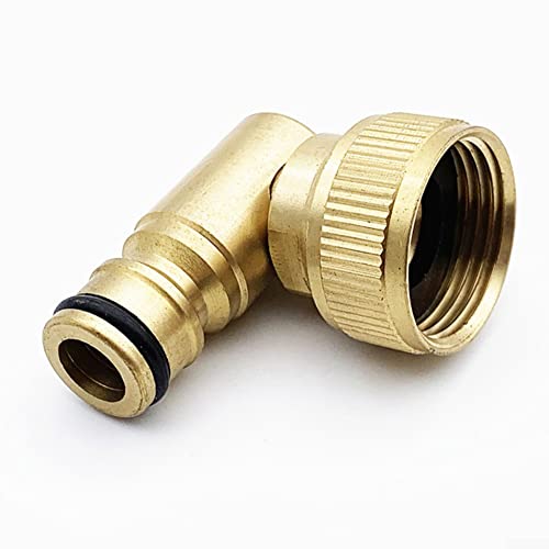 ZYWUOY Messing Gartenschlauch Anschluss, 3/4 Zoll Messing vernickelt drehbar 90 Grad Garten Wasserhahn Anschluss Drehverbinder Innengewinde Wasserhahn Adapter ZYWUOY Messing Gartenschlauch Anschluss, 3/4 Zoll Messing vernickelt drehbar 90 Grad Garten Wasserhahn Anschluss Drehverbinder Innengewinde Wasserhahn Adapter von ZYWUOY