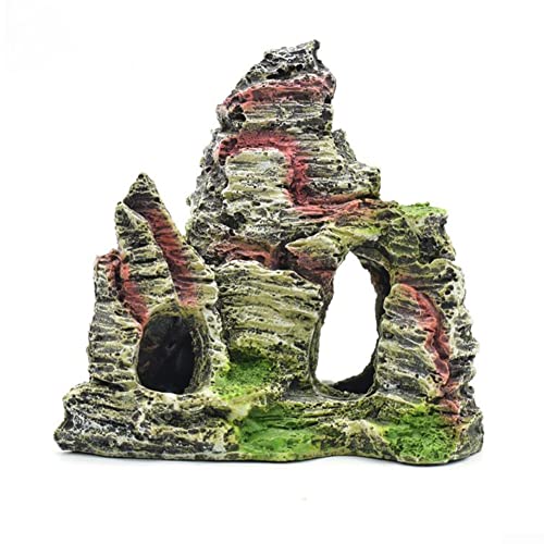 ZYWUOY Mountain View Aquarium Felsenhöhle Baum Brücke Aquarium Ornament Steingarten Dekor ZYWUOY Mountain View Aquarium Felsenhöhle Baum Brücke Aquarium Ornament Steingarten Dekor von ZYWUOY