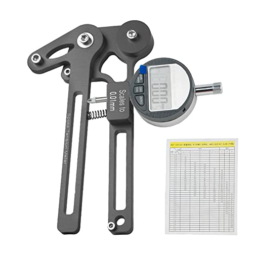 ZYWUOY Präzisions-Fahrrad-Speichenspannungsmesser Radspeichen-Messgerät-Prüfer-Tensiometer-Werkzeug von ZYWUOY