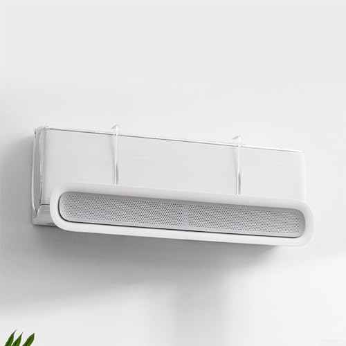 ZYWUOY Verstellbarer Luft-Windabweiser für Klimaanlage, einfach zu reinigen und zu installieren, universell am Haken, Weiß von ZYWUOY
