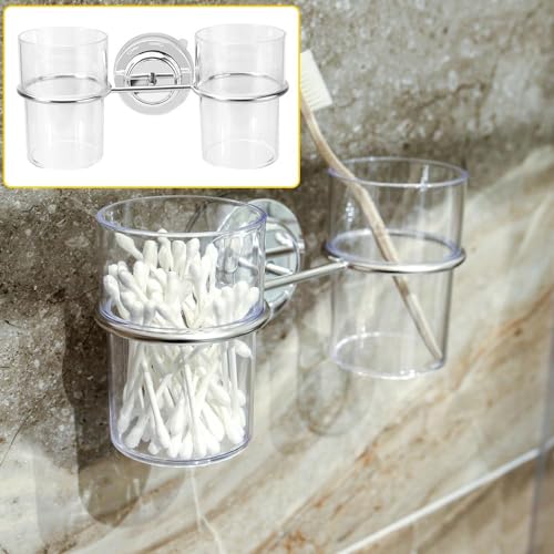 Zahnbürstenhalter mit Saugnapf für einfachen Zugang im Badezimmer von ZYWUOY