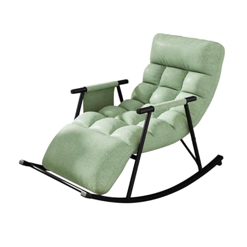 ZYWWW Schaukelsessel Freizeitsofa Schaukelstuhl Liegesessel Faultiersessel weich für Balkon am Pool Wohnzimmer Schaukelstuhl mit Farbe: Grün ZYWWW Schaukelsessel Freizeitsofa Schaukelstuhl Liegesessel Faultiersessel weich für Balkon am Pool Wohnzimmer Schaukelstuhl mit Farbe: Grün von ZYWWW