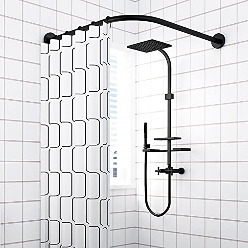 Duschvorhangstange Gebogen L Form Badewanne Edelstahl Duschstange Ecke Badewanne Edelstahl Teleskopstange Eckduschstange für Umkleidekabine70 to 95cm x 70 to 95cm Duschvorhangstange Gebogen L Form Badewanne Edelstahl Duschstange Ecke Badewanne Edelstahl Teleskopstange Eckduschstange für Umkleidekabine70 to 95cm x 70 to 95cm von BACEYIOVE
