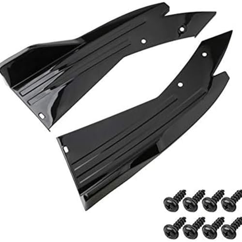 ZYXDMMJH 2 Stück Auto Heckstoßstange Lip Diffusor für MG MG5 II Sedan 2020 2021 2022 2023 2024 2025, Auto Heckspoiler Stoßstangenlippensplitter Wrap Angle Spoiler,B-Black von ZYXDMMJH