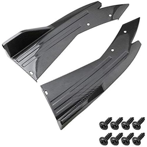 ZYXDMMJH 2 Stück Auto Heckstoßstange Lip Diffusor für Mercedes Benz E-Class W213 2020 2021 2022 2023, Auto Heckspoiler Stoßstangenlippensplitter Wrap Angle Spoiler,B-Glossy Black von ZYXDMMJH