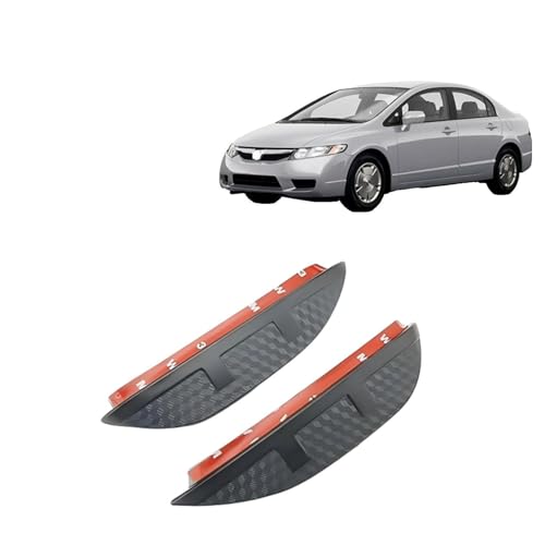 ZYXDMMJH 2 Stück Auto Rückspiegel Regenschutz Für Civic MK8-FA1-5/FD1-7 2006-2011, Kohlefaser Seitenspiegel Regenschutz Seitenspiegel Regenabweiser Protector von ZYXDMMJH