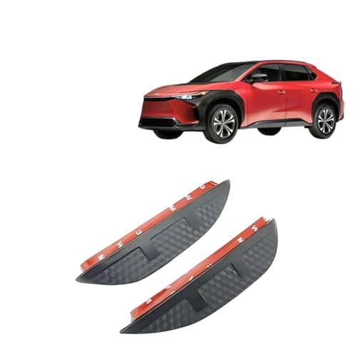 ZYXDMMJH 2 Stück Auto Rückspiegel Regenschutz Für Toyota bZ4X EA10 2022, Kohlefaser Seitenspiegel Regenschutz Seitenspiegel Regenabweiser Protector von ZYXDMMJH