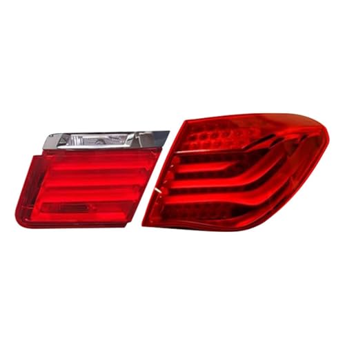 ZYXDMMJH Auto Rückleuchten Für BMW 7 Series F02 2013-2015, Bremse Rückfahrlicht Rückleuchte Hinten Nebel Licht Bremslicht Rücklicht Montage Hinten Stoßstange,B-Right Inner von ZYXDMMJH
