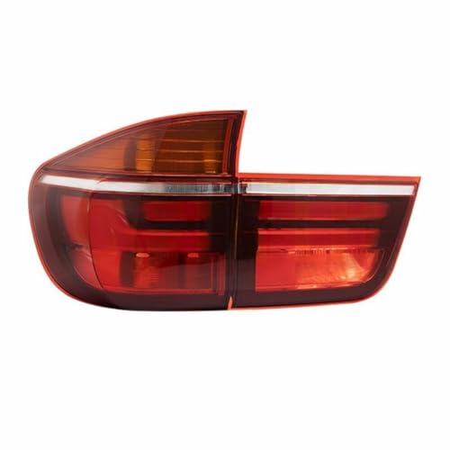 ZYXDMMJH Auto Rückleuchten Für BMW X5 E70 2011-2013, Bremse Rückfahrlicht Rückleuchte Hinten Nebel Licht Bremslicht Rücklicht Montage Hinten Stoßstange,C-Left Outside von ZYXDMMJH