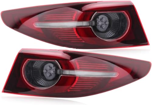 ZYXDMMJH Auto Rückleuchten Für Mazda 3 Sedan 2019 2020 2021, Bremse Rückfahrlicht Rückleuchte Hinten Nebel Licht Bremslicht Rücklicht Montage Hinten Stoßstange,B-Right von ZYXDMMJH