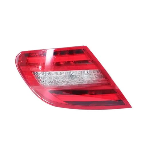 ZYXDMMJH Auto Rückleuchten Für Mercedes Benz C-Class W204 Sedan 2011-2013, Bremse Rückfahrlicht Rückleuchte Hinten Nebel Licht Bremslicht Rücklicht Montage Hinten Stoßstange,A-Left von ZYXDMMJH