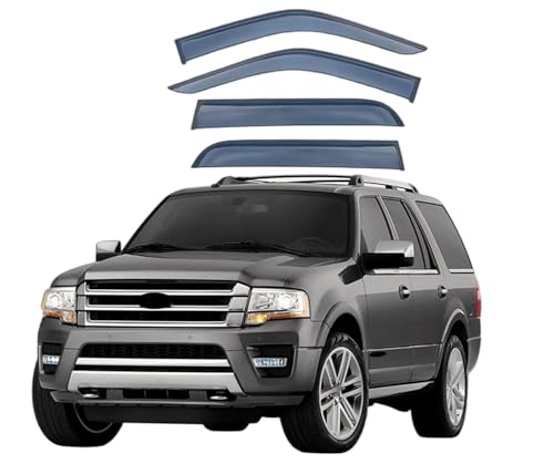 ZYXDMMJH Windabweiser für Ford Expedition MK3-U324 2007-2015 2016 2017, Autofenster Regenschutz Fenster Wetterschutz Integrierte Deflektoren für Seitenfenster ZYXDMMJH Windabweiser für Ford Expedition MK3-U324 2007-2015 2016 2017, Autofenster Regenschutz Fenster Wetterschutz Integrierte Deflektoren für Seitenfenster von ZYXDMMJH