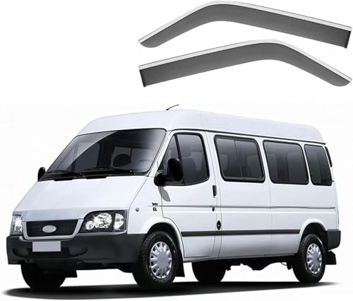ZYXDMMJH Windabweiser für Ford Transit MK2 2005, Autofenster Regenschutz Fenster Wetterschutz Integrierte Deflektoren für Seitenfenster von ZYXDMMJH