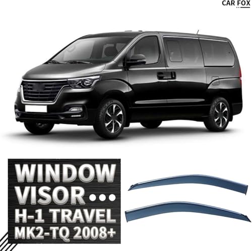 ZYXDMMJH Windabweiser für Hyundai H-1 Travel MK2-TQ 2008+, Autofenster Regenschutz Fenster Wetterschutz Integrierte Deflektoren für Seitenfenster von ZYXDMMJH