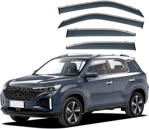 ZYXDMMJH Windabweiser für Hyundai IX35 MK2-NU 2018-2021 2022 2023 2024, Autofenster Regenschutz Fenster Wetterschutz Integrierte Deflektoren für Seitenfenster ZYXDMMJH Windabweiser für Hyundai IX35 MK2-NU 2018-2021 2022 2023 2024, Autofenster Regenschutz Fenster Wetterschutz Integrierte Deflektoren für Seitenfenster von ZYXDMMJH