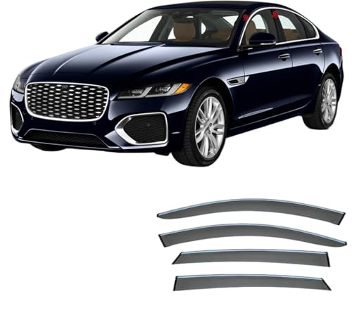 ZYXDMMJH Windabweiser für Jaguar XFL MK2-X260 2016+, Autofenster Regenschutz Fenster Wetterschutz Integrierte Deflektoren für Seitenfenster ZYXDMMJH Windabweiser für Jaguar XFL MK2-X260 2016+, Autofenster Regenschutz Fenster Wetterschutz Integrierte Deflektoren für Seitenfenster von ZYXDMMJH