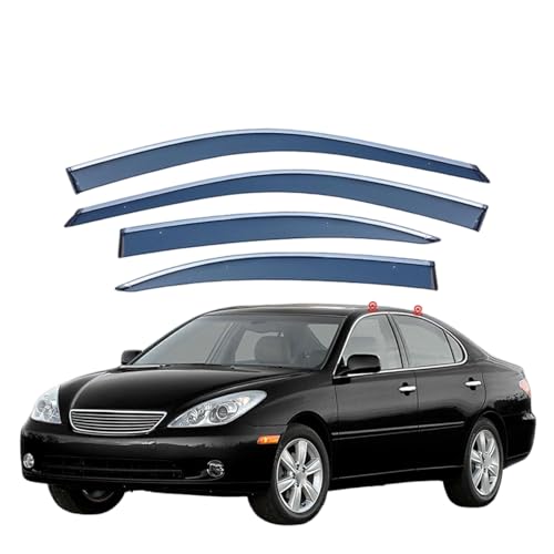 ZYXDMMJH Windabweiser für Lexus ES XV30 2002 2003 2004 2005, Autofenster Regenschutz Fenster Wetterschutz Integrierte Deflektoren für Seitenfenster ZYXDMMJH Windabweiser für Lexus ES XV30 2002 2003 2004 2005, Autofenster Regenschutz Fenster Wetterschutz Integrierte Deflektoren für Seitenfenster von ZYXDMMJH