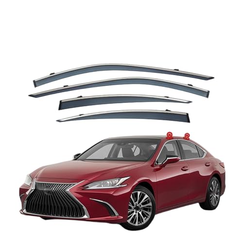 ZYXDMMJH Windabweiser für Lexus ES XZ10 2018+, Autofenster Regenschutz Fenster Wetterschutz Integrierte Deflektoren für Seitenfenster ZYXDMMJH Windabweiser für Lexus ES XZ10 2018+, Autofenster Regenschutz Fenster Wetterschutz Integrierte Deflektoren für Seitenfenster von ZYXDMMJH
