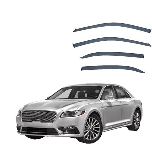 ZYXDMMJH Windabweiser für Lincoln Continental MK10 2017 2018 2019 2020, Autofenster Regenschutz Fenster Wetterschutz Integrierte Deflektoren für Seitenfenster ZYXDMMJH Windabweiser für Lincoln Continental MK10 2017 2018 2019 2020, Autofenster Regenschutz Fenster Wetterschutz Integrierte Deflektoren für Seitenfenster von ZYXDMMJH
