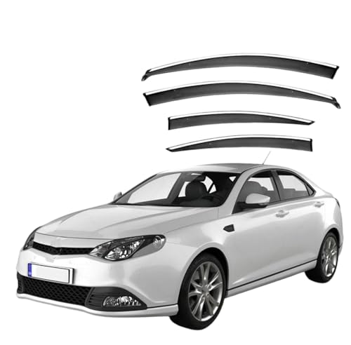ZYXDMMJH Windabweiser für MG 6 Sedan MK1 2009-2014 2015 2016, Autofenster Regenschutz Fenster Wetterschutz Integrierte Deflektoren für Seitenfenster ZYXDMMJH Windabweiser für MG 6 Sedan MK1 2009-2014 2015 2016, Autofenster Regenschutz Fenster Wetterschutz Integrierte Deflektoren für Seitenfenster von ZYXDMMJH