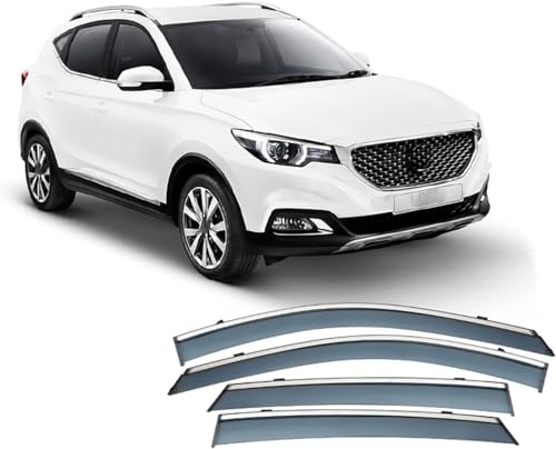 ZYXDMMJH Windabweiser für MG ZS/EZS MK1-ZS11 2017-2022 2023 2024, Autofenster Regenschutz Fenster Wetterschutz Integrierte Deflektoren für Seitenfenster ZYXDMMJH Windabweiser für MG ZS/EZS MK1-ZS11 2017-2022 2023 2024, Autofenster Regenschutz Fenster Wetterschutz Integrierte Deflektoren für Seitenfenster von ZYXDMMJH