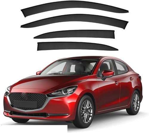 ZYXDMMJH Windabweiser für Mazda 2 Hatchback MK3/DJ/DL 2015+, Autofenster Regenschutz Fenster Wetterschutz Integrierte Deflektoren für Seitenfenster ZYXDMMJH Windabweiser für Mazda 2 Hatchback MK3/DJ/DL 2015+, Autofenster Regenschutz Fenster Wetterschutz Integrierte Deflektoren für Seitenfenster von ZYXDMMJH