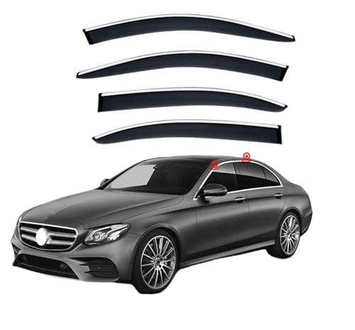 ZYXDMMJH Windabweiser für Mercedes Benz E Class I MK5-W213 2017+, Autofenster Regenschutz Fenster Wetterschutz Integrierte Deflektoren für Seitenfenster ZYXDMMJH Windabweiser für Mercedes Benz E Class I MK5-W213 2017+, Autofenster Regenschutz Fenster Wetterschutz Integrierte Deflektoren für Seitenfenster von ZYXDMMJH