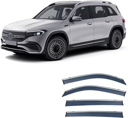 ZYXDMMJH Windabweiser für Mercedes Benz EQB MK1-X243 2022 2023 2024, Autofenster Regenschutz Fenster Wetterschutz Integrierte Deflektoren für Seitenfenster ZYXDMMJH Windabweiser für Mercedes Benz EQB MK1-X243 2022 2023 2024, Autofenster Regenschutz Fenster Wetterschutz Integrierte Deflektoren für Seitenfenster von ZYXDMMJH