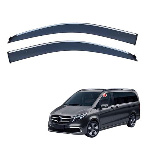 ZYXDMMJH Windabweiser für Mercedes Benz V Class W447 2016, Autofenster Regenschutz Fenster Wetterschutz Integrierte Deflektoren für Seitenfenster ZYXDMMJH Windabweiser für Mercedes Benz V Class W447 2016, Autofenster Regenschutz Fenster Wetterschutz Integrierte Deflektoren für Seitenfenster von ZYXDMMJH