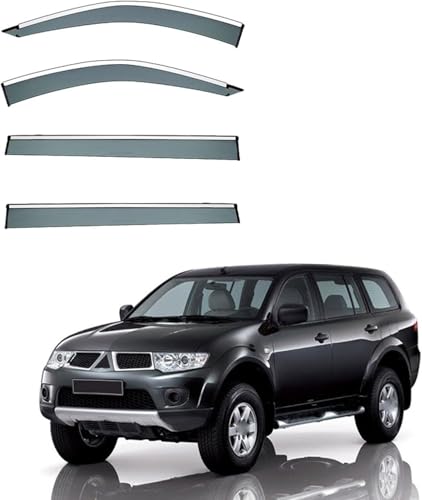 ZYXDMMJH Windabweiser für Mitsubishi Nativa MK2-KG-KH-PB 2009-2014 2015, Autofenster Regenschutz Fenster Wetterschutz Integrierte Deflektoren für Seitenfenster ZYXDMMJH Windabweiser für Mitsubishi Nativa MK2-KG-KH-PB 2009-2014 2015, Autofenster Regenschutz Fenster Wetterschutz Integrierte Deflektoren für Seitenfenster von ZYXDMMJH