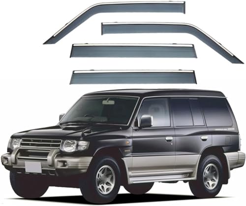 ZYXDMMJH Windabweiser für Mitsubishi Shogun MK2-V20 1991-1997 1998, Autofenster Regenschutz Fenster Wetterschutz Integrierte Deflektoren für Seitenfenster ZYXDMMJH Windabweiser für Mitsubishi Shogun MK2-V20 1991-1997 1998, Autofenster Regenschutz Fenster Wetterschutz Integrierte Deflektoren für Seitenfenster von ZYXDMMJH