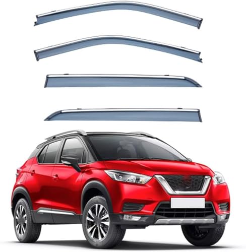 ZYXDMMJH Windabweiser für Nissan Kicks MK1-P15 2016+, Autofenster Regenschutz Fenster Wetterschutz Integrierte Deflektoren für Seitenfenster ZYXDMMJH Windabweiser für Nissan Kicks MK1-P15 2016+, Autofenster Regenschutz Fenster Wetterschutz Integrierte Deflektoren für Seitenfenster von ZYXDMMJH
