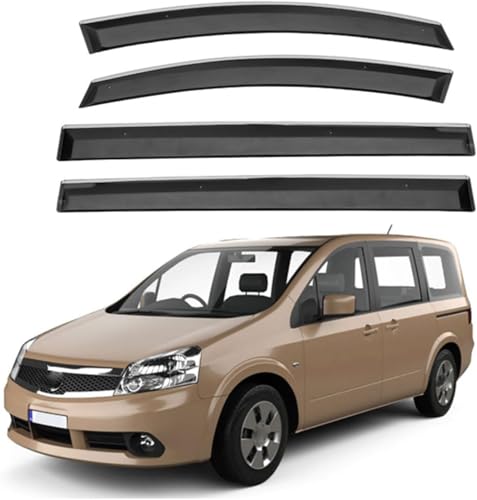 ZYXDMMJH Windabweiser für Nissan Lafesta MK2-B35 2011-2015 2016 2017, Autofenster Regenschutz Fenster Wetterschutz Integrierte Deflektoren für Seitenfenster ZYXDMMJH Windabweiser für Nissan Lafesta MK2-B35 2011-2015 2016 2017, Autofenster Regenschutz Fenster Wetterschutz Integrierte Deflektoren für Seitenfenster von ZYXDMMJH
