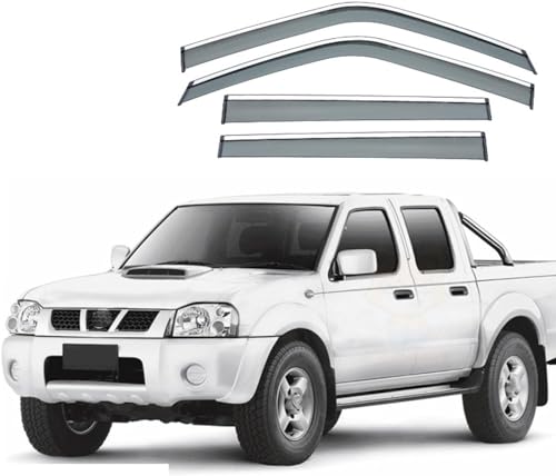 ZYXDMMJH Windabweiser für Nissan NAVARA D22 MK1-D22 1997-2001 2002 2003, Autofenster Regenschutz Fenster Wetterschutz Integrierte Deflektoren für Seitenfenster ZYXDMMJH Windabweiser für Nissan NAVARA D22 MK1-D22 1997-2001 2002 2003, Autofenster Regenschutz Fenster Wetterschutz Integrierte Deflektoren für Seitenfenster von ZYXDMMJH