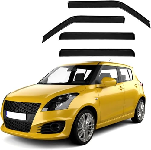 ZYXDMMJH Windabweiser für Suzuki Swift MK2-MSF 2010-2014 2015 2016, Autofenster Regenschutz Fenster Wetterschutz Integrierte Deflektoren für Seitenfenster von ZYXDMMJH