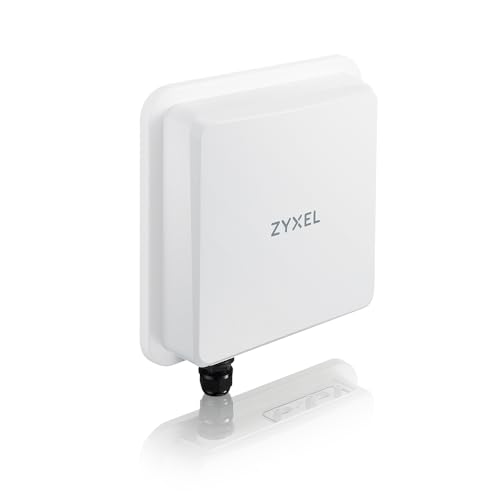 Zyxel 5G NR 5 Gbps Outdoor Router | IP68 | 4.67 Gbps Data Rate | 9 dBi Richtantenne für Lange Distanzen | NebulaFlex [FWA710] von ZYXEL