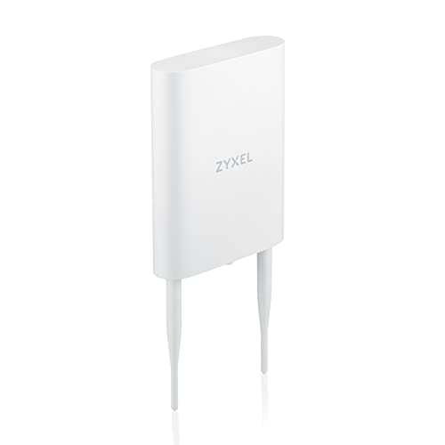 Zyxel AX1800 WiFi 6 Outdoor Access Point | für Kleine Unternehmen | Smart Mesh | Schutz nach IP55 | PoE Injektor Inbegriffen | Nebula App/Cloud oder Standalone [NWA55AXE] von ZYXEL