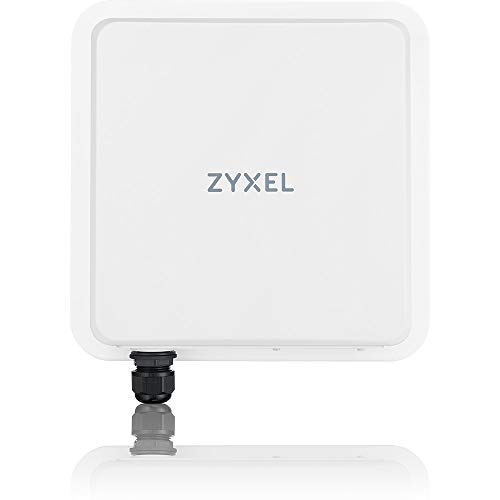Zyxel 5G NR Outdoor-Router |5 Gbps Datenraten | 9 dBi Richtantennen mit hoher Verstärkung | 2,5-G-PoE-LAN-Anschluss | Einfache Installation | IP68 Outdoor-tauglich [NR7102] von ZYXEL