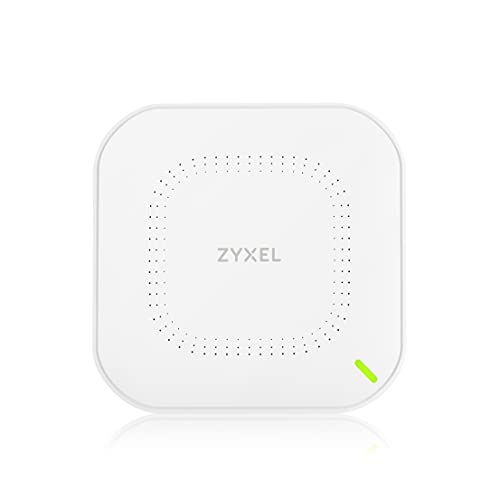 Zyxel Cloud WiFi6 AX1800 AP (802.11ax Dual-Band)| Dual 2x2 MU-MIMO, Unterstützung für Captive Portal & IEEE802.1X| NebulaCloud oder Standalone [NWA90AX] von ZYXEL