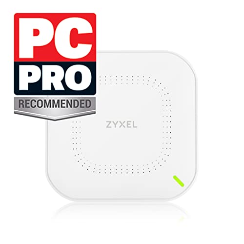 Zyxel Cloud WiFi6 AX1800 AP (802.11ax Dual-Band)| Dual 2x2 MU-MIMO, Unterstützung für Captive Portal & IEEE802.1X| NebulaCloud oder Standalone [NWA90AX] von ZYXEL