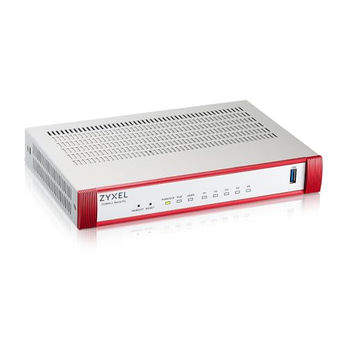 Zyxel USGFLEX50HP ZyWALL Hochgeschwindigkeits-Cybersicherheits-Firewall | 1 Jahr UTM Security Pack | PoE+ | Bis zu 25 Benutzer | Nebula Cloud von ZYXEL
