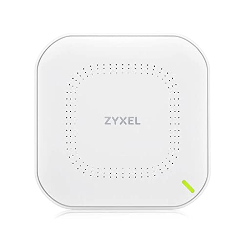 Zyxel Multi-Gig WiFi 6 AX3000 PoE Access Point für kleine Unternehmen | 2,5G PoE-Uplink mit 3x3 + 2x2 MU-MIMO-Antenne | NebulaFlex Cloud [NWA90AX Pro] von ZYXEL