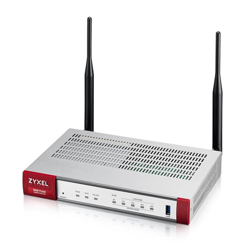 Zyxel USGFLEX100AX ZyWALL Cyber Security Firewall | Nur Hardware | VPN | Wifi 6 | Business Class | Bis zu 40 Benutzer | Nebula Cloud Option von ZYXEL